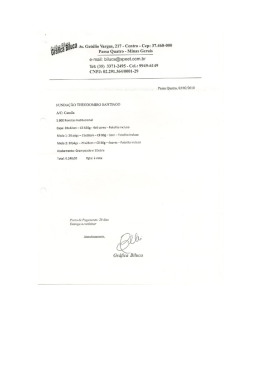 Av. Get&uacute;lio Vargas, 217 - Centro - Cep: 37.460