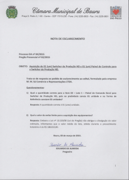 Pra&ccedil;a D. Pedro II, 1-50 - Centro - CEP 17`015-230