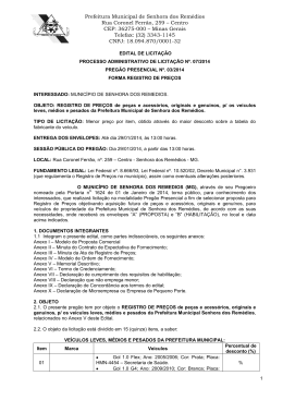 Prefeitura Municipal de Senhora dos Rem&eacute;dios