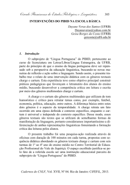 interven&ccedil;&otilde;es do pibid na escola b&aacute;sica - CiFEFiL