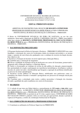 edital pibid/uefs 02/2014 - PROGRAD