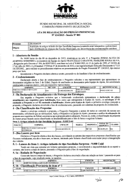 fundo municipal de assistencia social comiss&atilde;o permanente de