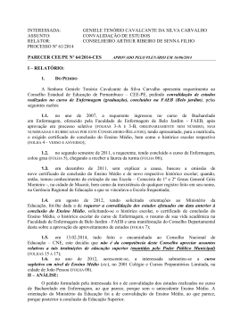 INTERESSADA: GENIELE TEN&Oacute;RIO CAVALCANTE DA SILVA