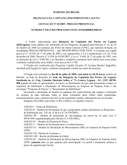 Licita&ccedil;&atilde;o 02/2009