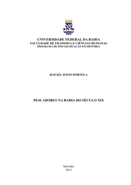 Pescadores Na Bahia Do Século XIX - PPGH - UFBA