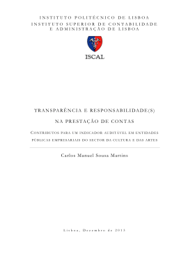 Instituto Polit&eacute;cnico de Lisboa - Reposit&oacute;rio Cient&iacute;fico do Instituto