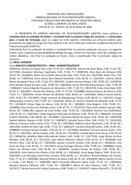 Edital n&deg;10 - CESPE / UnB