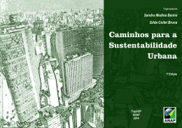 Caminhos para a Sustentabilidade Urbana