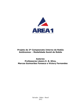 I Campeonato Baiano de Sum&ocirc; de Rob&ocirc;s