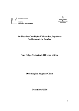 Felipe Meireis de Oliveira e Silva Orienta&ccedil;&atilde;o