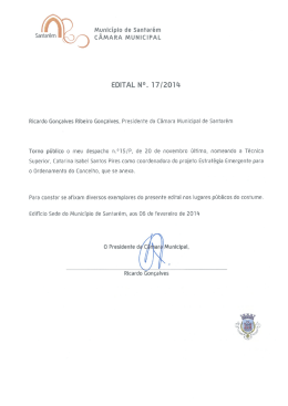 Edital 17 Publicita Despacho 15 Coordenadora de Projeto