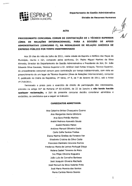 iii ESPiNHO - C&acirc;mara Municipal de Espinho