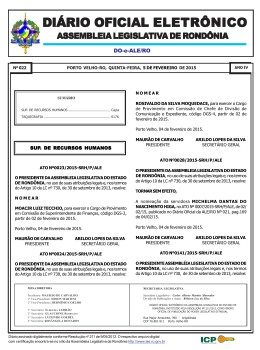 Edicao nr. 022 de 05-02-2015