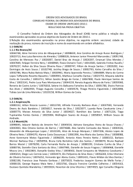 Resultado Prova objetiva