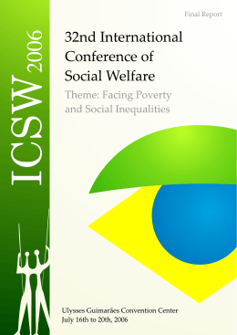 32nd International Conference of Social Welfare Facing