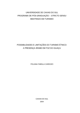 possibilidades e limita&ccedil;&otilde;es do turismo &eacute;tnico - IBEI