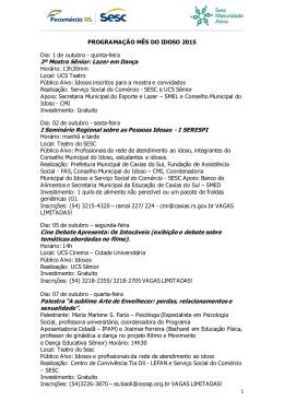 Programa&ccedil;&atilde;o de Caxias do Sul