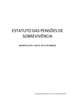 Reda&ccedil;&atilde;o atual - Caixa Geral de Aposenta&ccedil;&otilde;es