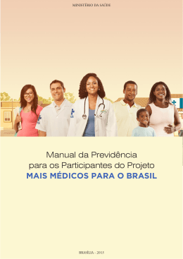 Manual da Previdência para os Participantes do Projeto MAIS