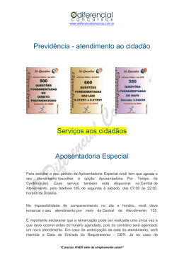 Previd&ecirc;ncia - atendimento ao cidad&atilde;o Servi&ccedil;os aos cidad&atilde;os