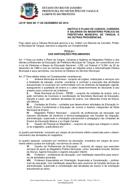 plano de cargos - magist&eacute;rio