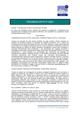 INFORMATIVO N&ordm; 0343