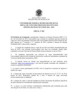 edital sisu 2015