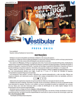 Humanidade Sem-Ra&ccedil;as?