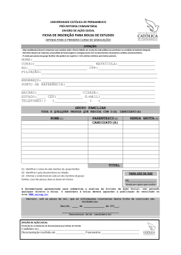 ficha de inscri&ccedil;&atilde;o para bolsa de estudos nome