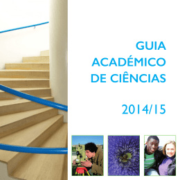 Guia Acad&eacute;mico de Ci&ecirc;ncias 2014/15