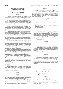 Decreto-Lei n.º 201/2009