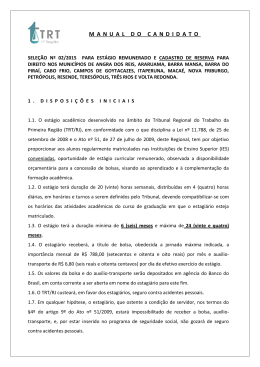 Abertura Edital TRT 1
