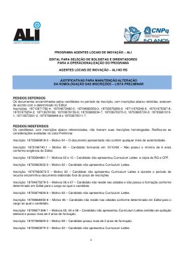 programa agentes locais de inova&ccedil;&atilde;o &ndash; ali edital para sele&ccedil;&atilde;o de