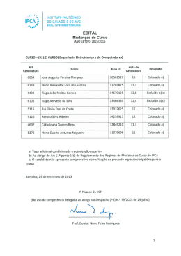 Editais Mudança de Curso/Transferência - SA