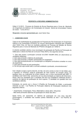 Resposta ao recurso Jose Valmir - PPGEEC-UFC