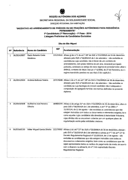 Lista Preliminar de Excluidos