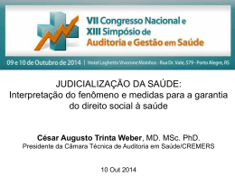 Dr. César Augusto Trinta Weber