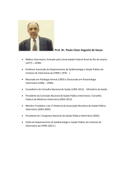 Prof. Dr. Paulo César Augusto de Souza