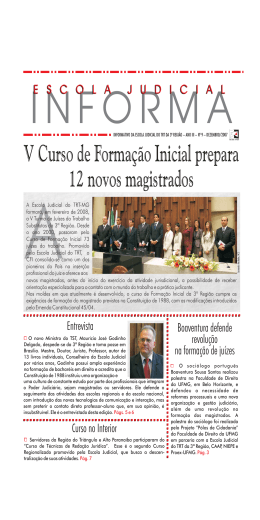 V Curso de Formação Inicial prepara 12 novos