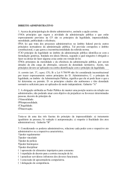 DIREITO ADMINISTRATIVO