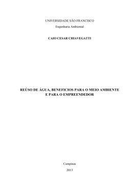 TCC final - Universidade S&atilde;o Francisco