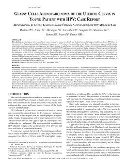 HPV: CASE REPORT - DST - Universidade Federal Fluminense