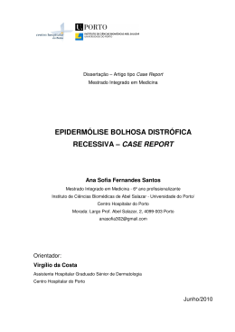 epidermólise bolhosa distrófica recessiva – case report