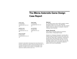 The iMeme Asteroids Game Design Case Report
