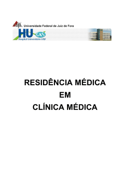 PROGRAMA DE RESIDÊNCIA MÉDICA EM CIRURGIA GERAL