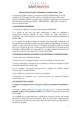 HSM-PI - Hospital Santa Maria Arquivo