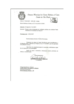 Utilidade Pública Municipal - Rede Feminina de Combate ao Câncer