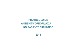 protocolo de antibioticoprofilaxia no paciente cirurgico 2014