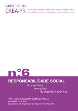 RESPONSABILIDADE SOCIAL - Crea-PR