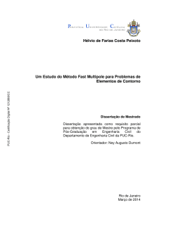 H&eacute;lvio de Farias Costa Peixoto Um Estudo do M&eacute;todo Fast Multipole